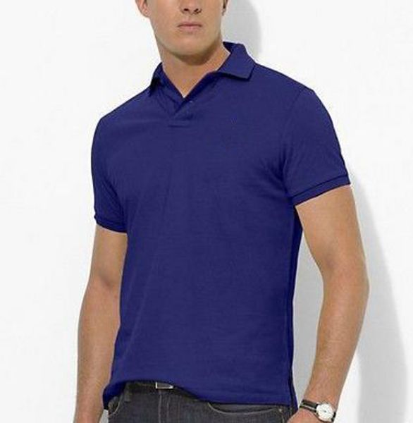 

100% cotton men's short sleeve shirt men fashion casual t shirt golf shirts male shirts pony ship, White;black