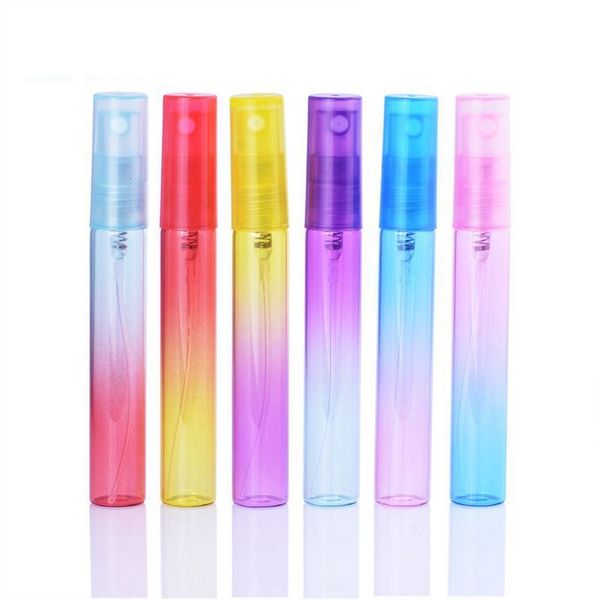 

5ml 8ml mini portable glass perfume bottle with atomizer empty cosmetic containers for travel f201746