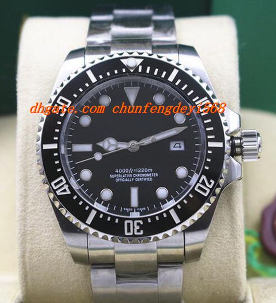 

luxury wristwatch ceramic stainless steel bracelet black dial #116610 40mm automatic movement men watches new arrival, Slivery;brown