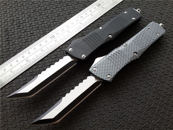 

Tactical Knives Hellhound Tanto AUTO Knife double action A07 A161 A162 616 Pocket Camping gear knives with nylon sheath