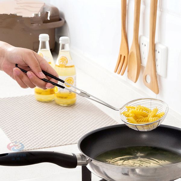 

stainless steel thick strengthen heat insulation colander oil logging colander pot colander