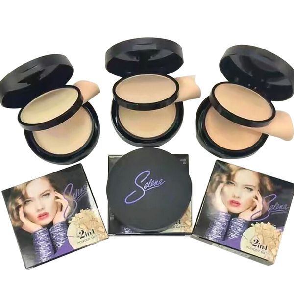 

Brand makeup elena powder 2 in 1 double powder 3 color good quality dhl hipping