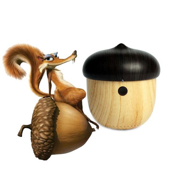 

j2 bluetooth speaker portable mini cute wooden nut speaker outdoor surround stereo speaker for iphone 7 for xiaomi mobile phone