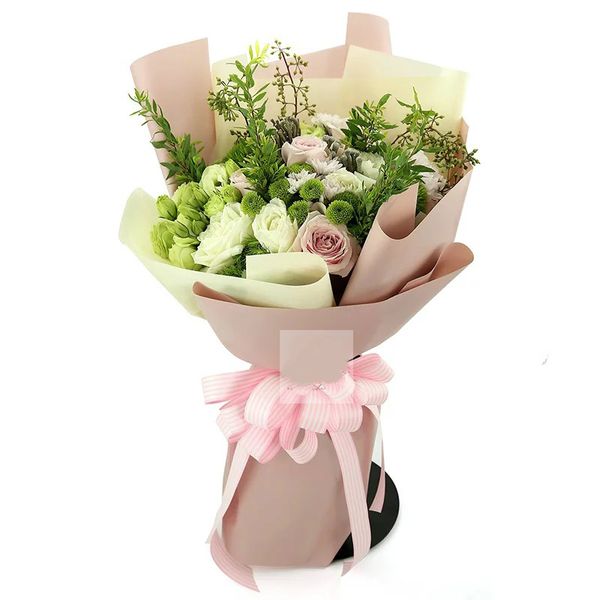 Acheter Paris Papier Fleurs Imperméables Emballage Emballage Matériel Fleurs Bouquet Matériel Cadeau Papier Demballage Fleuriste Fournitures De