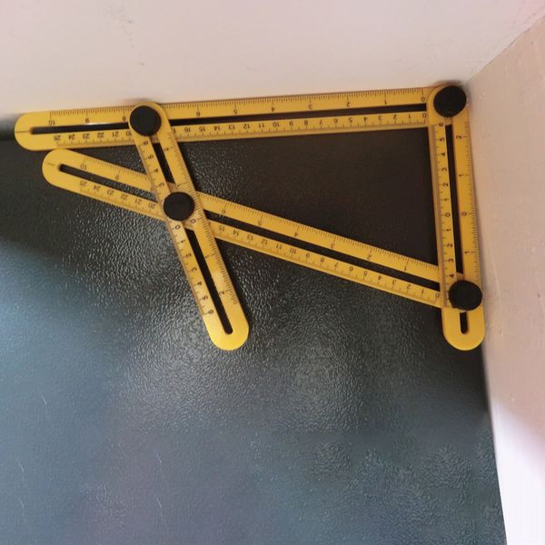 

angle-izer professional template tool angle measuring tool protractor multi-angle ruler builders craftsmen engineers layout tool lc566