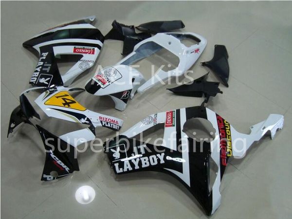 3 brindes kit de Carenagem Da Motocicleta Para HONDA CBR900RR 02 03 CBR 900RR 954 2002 2003 ABS Conjunto de Carenagens Preto Branco AF17