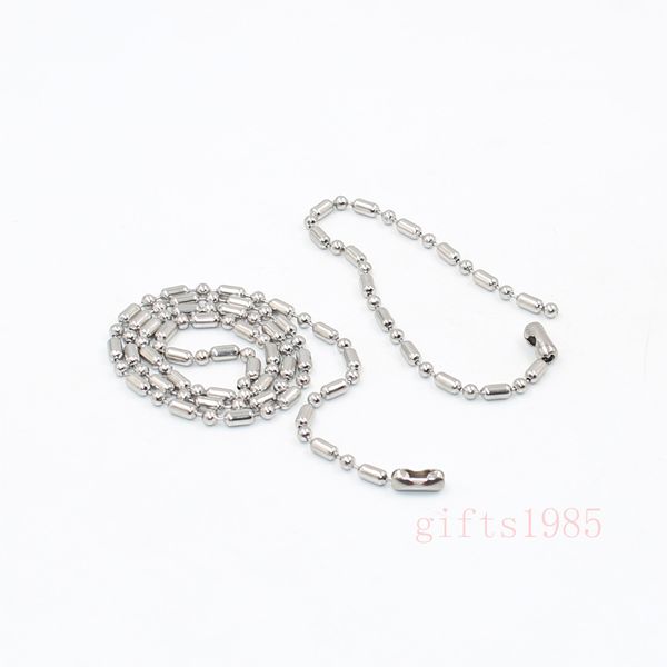 

cool 4mm sausage chain fashion stainless steel silver bamboo necklace bracelet jewelry sets accept custom products, wholesale.