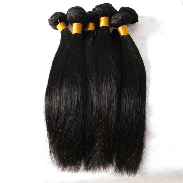 Cynosure cabelo 8 bundles 8 peça só brasileiro remy cabelo em linha reta cabelo humano tecer cor preta natural 1b