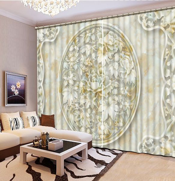 

natural beautiful marble flower cusotm curtain fashion decor home decoration for bedroom