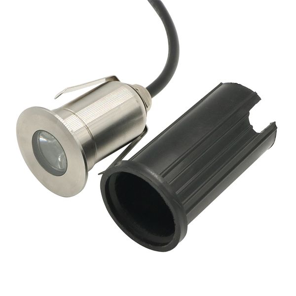 AC85-265V Einbauleuchte für den Außenbereich, 1 W, 3 W, LED-Spot, Boden, Garten, Hof, LED-Untergrundlicht, Größe 41 x 73 mm