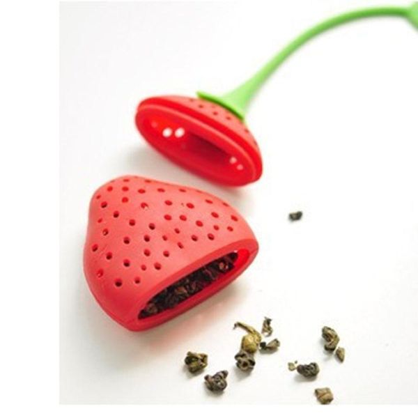 

Strawberry hape ilicon tea infu er trainer ilicon tea filler bag ball dipper