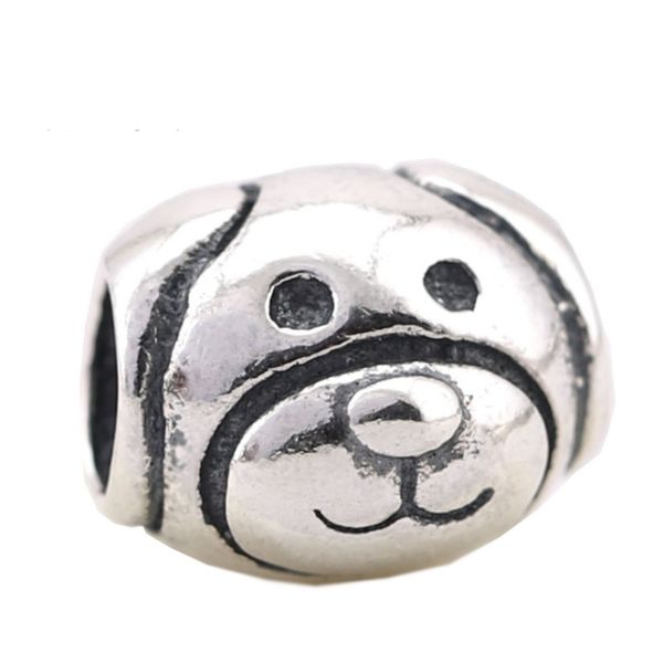

Подходит для европейского шарма браслеты Vintage собачкой Charm Beads Оригинал 925 стерлин