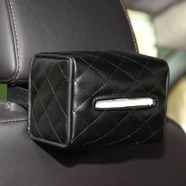 

wholesale- car sun visor type room tissue boxes napkin tissue case toilet bathroom tissue canister roll sheet paper box removable zjh02
