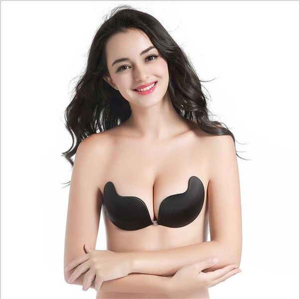 

манго кубок наклейки невидимые бюстгальтеры нет стальной обод не плечо силиконовый гель тонкий плесень кубок гладкая сексуальная невеста сва, Red;black