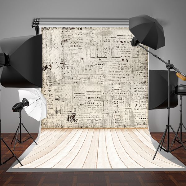 2020 5x7ft150x220cm White Graffiti Wall Photographic Background