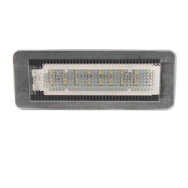 

car 12v 2pcs error 18smd led license plate lamp for benz smart fortwo