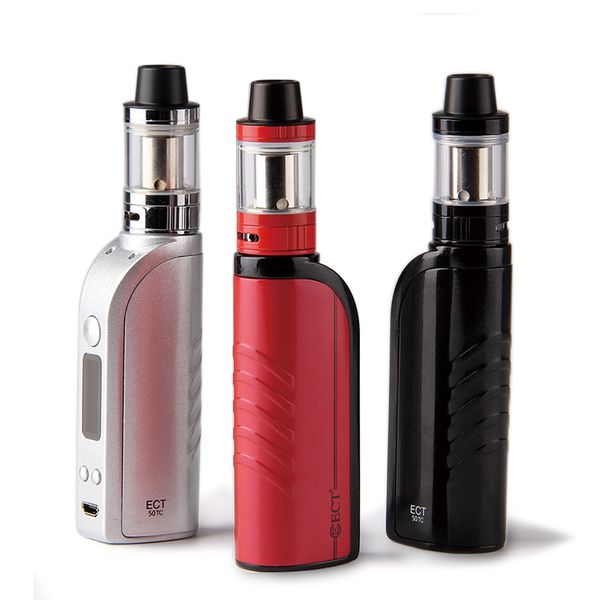 

ECT B50TC Starter Kit VV TC 50W Mod 2200mAh Battery 2ml Kenjoy Lit Mini Atomize Tank 15pcs
