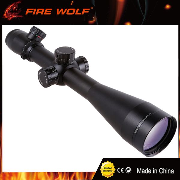 

FIRE WOLF M3 4-14X50 Tactical Optics Riflescope Red&Green Dot Reticle Fiber Sight Rifle Scope 30mm Tube