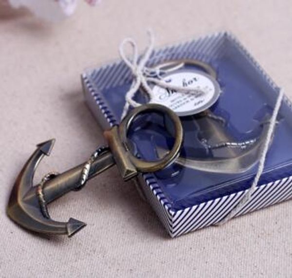 

Vintage antique tyle nautical hip boat anchor beer bottle opener wedding favor gift