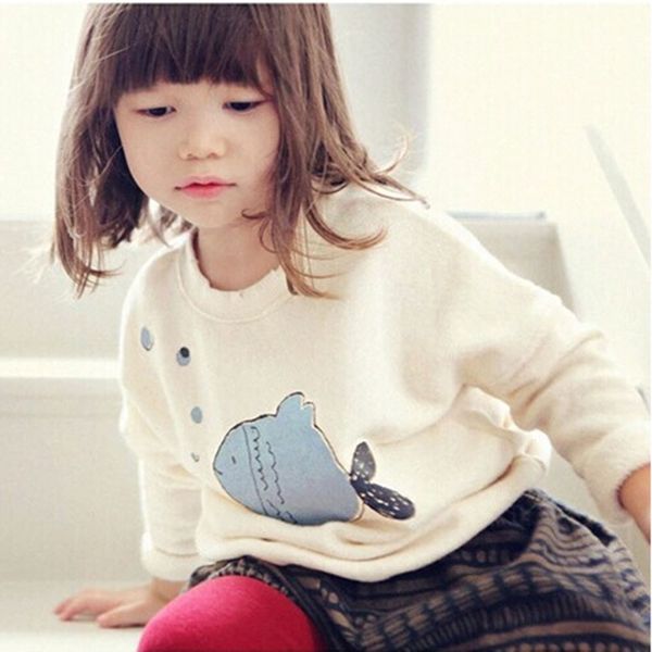 

wholesale- 2016 baby girl batwing seeve thicken fleece cotton winter hoodies sweater kids sweatshirt, Black