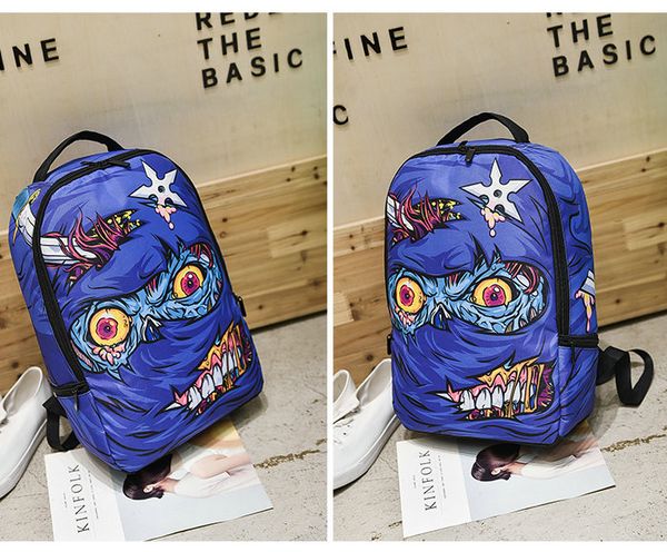 

daypack street design schoolbag backpack pack s school rock spray rucksack sport monster bag outdoor day sea gdtqr