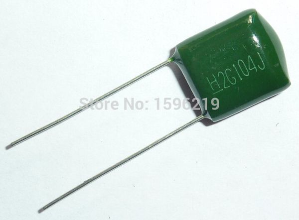 

wholesale- 10pcs mylar film capacitor 400v 2g104j 0.1uf 100nf 2g104 5% polyester film capacitor