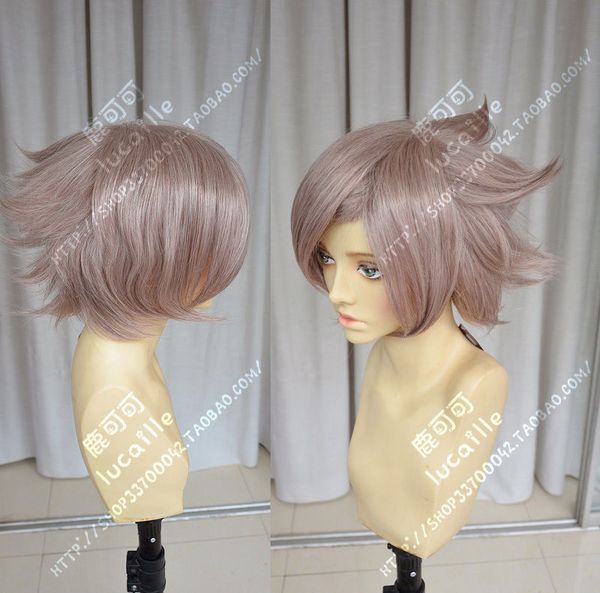 

gt;>> lol.riven dunkelrosa kurz cosplay perÃ¼cke neu wig, Black;brown