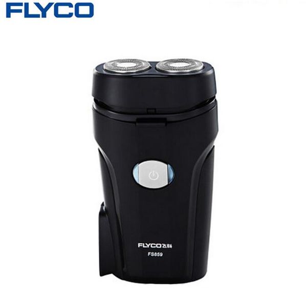 

flyco electric shaver for men rechargeable rotary two blade compact mini portable shaver for men face care fs859