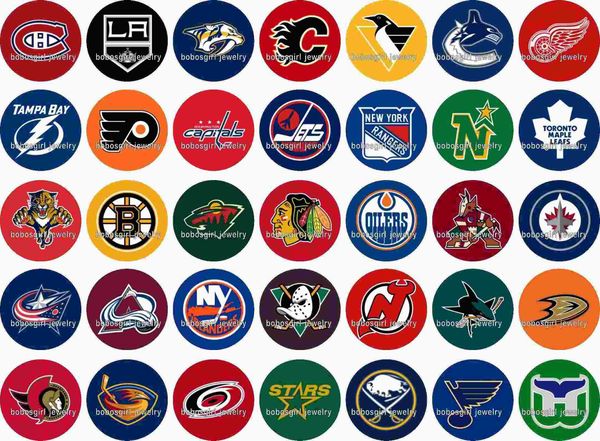 

2016 new sport hockey 35pcs / lot glass snap button jewelry charm popper for bracelet gl2085 jewelry making, Crystal
