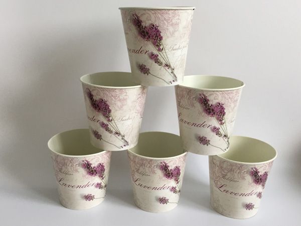 

d10.5xh10cm lavender event and party table centerpiece metal pot planter iron flower tub wedding home decor