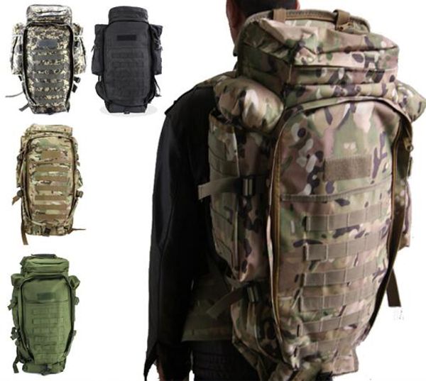 

outdoor army men / women outdoor tactical tactical backpack camping hiking rifle bag trekking sport travel rucksacks climbing bags