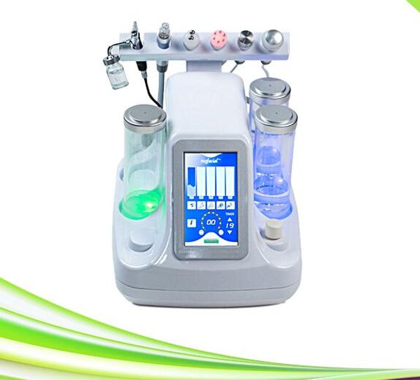 

portable crystal microdermabrasion diamond peeling microdermabrasion machine 6 in 1, Black;white