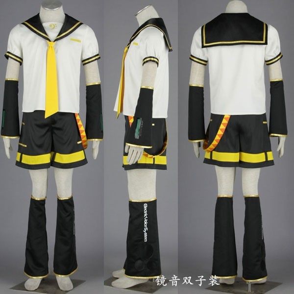 

vocaloid len kagamine косплей костюм, Black