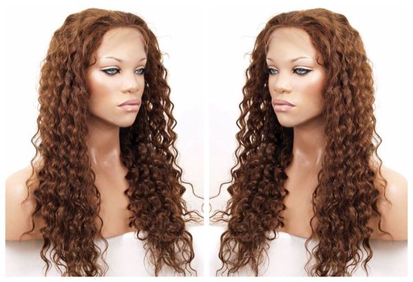 

kinky curly 6# hair synthetic lace front wig part 12-26inch glueless hair baby hair heat resistant part 150%, Black