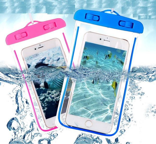 

Универсальный водонепроницаемый светодиодный чехол для сумки для галактики Samsung