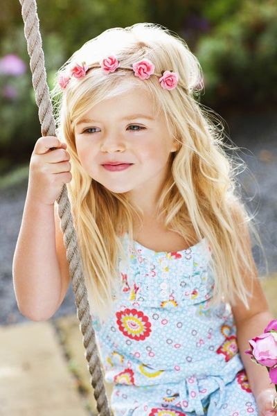 

Baby flower garland fa hion diy ro e headband floral headdre girl garland wedding prince headwear children hair acce orie kga05
