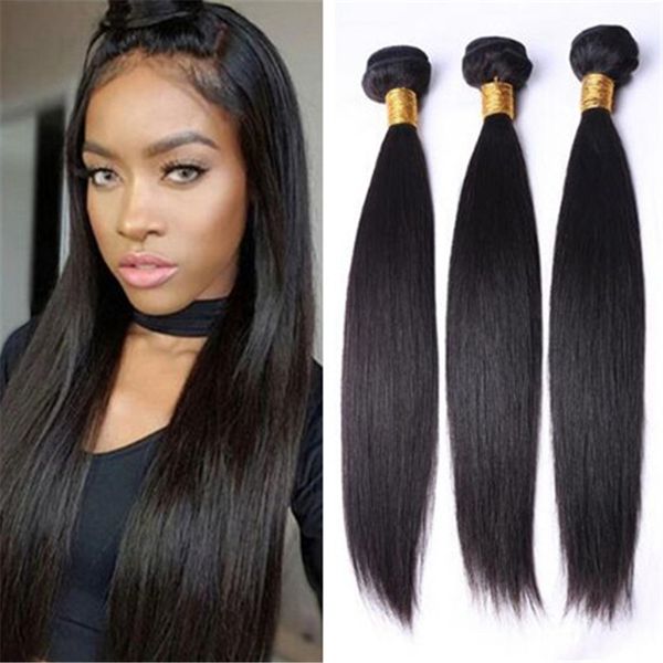 Virgin Bravilian Unprocessed No Chemical Long Human Straight Weave