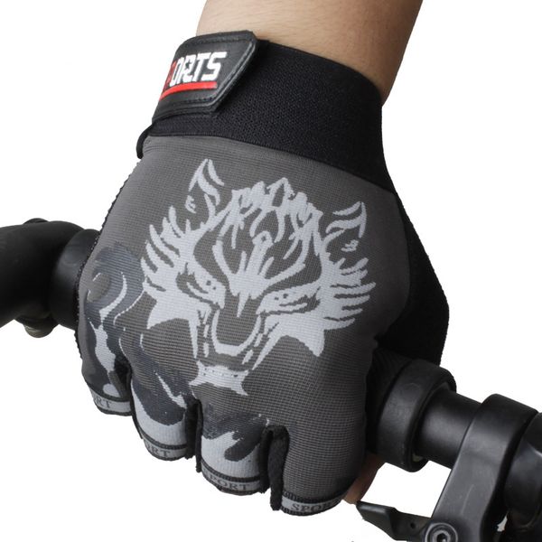 

wholesale- men climbing army fitness sports outdoor gloves semi-finger antiskip gift mountaineering mittens, Blue;gray