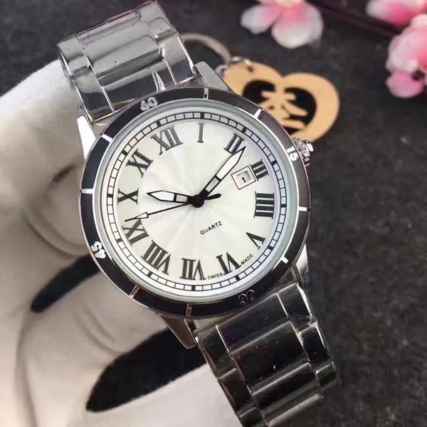 

мода бизнес мужские часы спортивные часы стальной браслет наручные часы кварцевые часы мужские часы подарок для мужчин, Slivery;brown