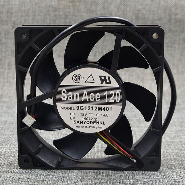 

sanyo 9g1212m401 12v 0.14a 12025 12cm 120*120*25mm heatsink cooling fan