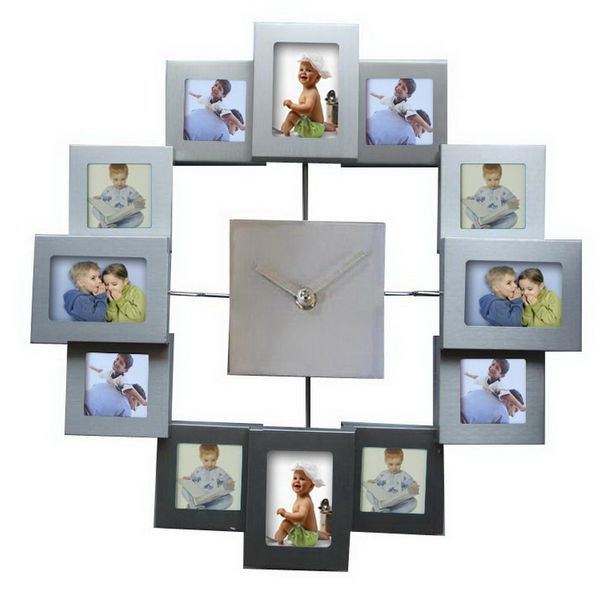

wholesale-european style p frame wall clock modern design watch home decoration for living room