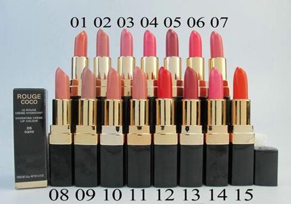 

Free Shipping! NEW MAKEUP LIPSTICK LIPSTICK MIX 15 COLORS(5 pcs lot)