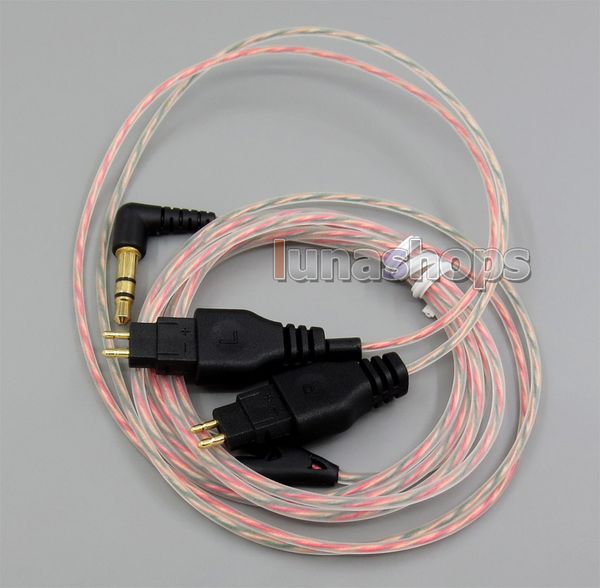 

5n ofc soft skin earphone cable for sennheiser hd580 hd650 hd600 headphone