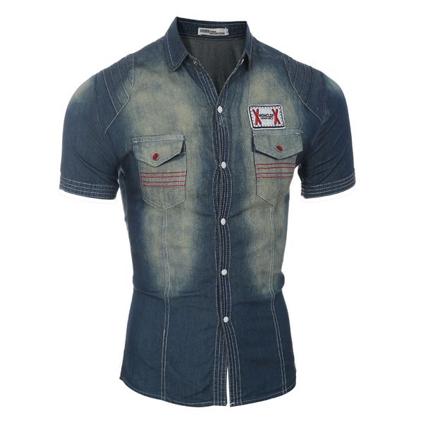 

wholesale- men short sleeve shirt male shirts men shirt brand dress 2017 mens dress shirts hawaiian camisa social masculina 3xl mqaa, White;black