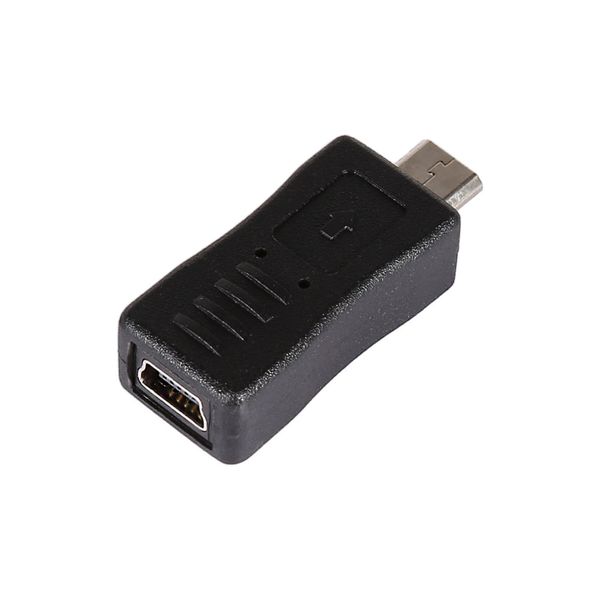 Freeshipping 20 pz/lotto Mini USB Maschio a Micro USB Femmina Tipo B Convertitore del connettore dell'adattatore del caricatore
