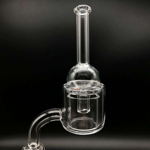 

Latest Design XXL Quartz Thermal Banger 10mm 14mm 18mm Double Tube Quartz Thermal Banger Nail For Glass Water Pipes Oil Rigs Glass Bongs