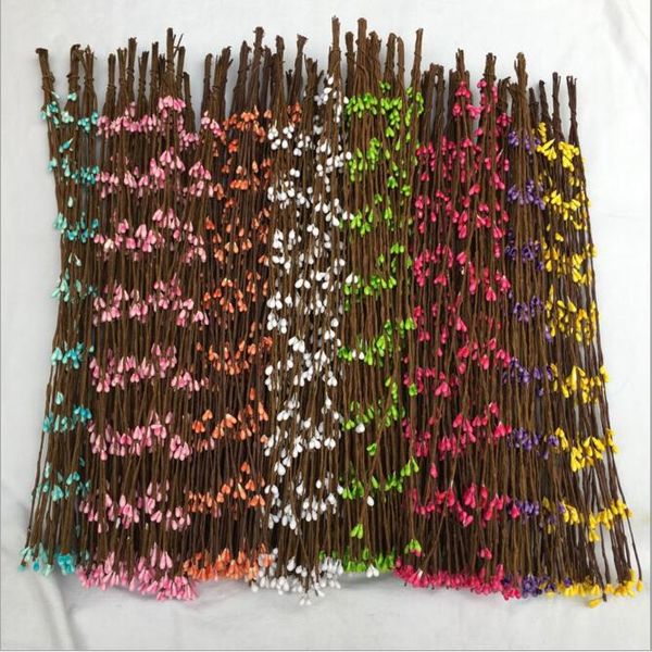 

new design pip berry decorations garlands 9 colors artificial silk flowers with 40cm for diy wedding wreaths for home garden