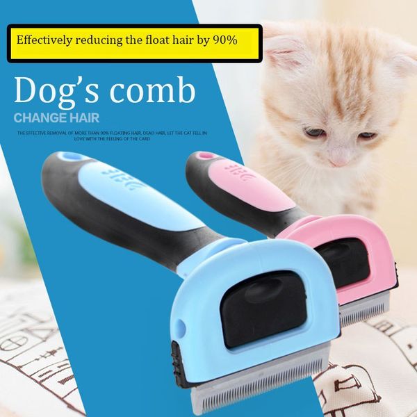 2020 Pet Hair Removal Comb Dog Fur Long Straight Hair Brush