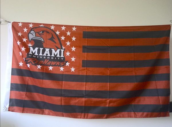 

Miami Redhawks Flag 90 x 150 cm Polyester NCAA Stars & Stripes Outdoor Banner
