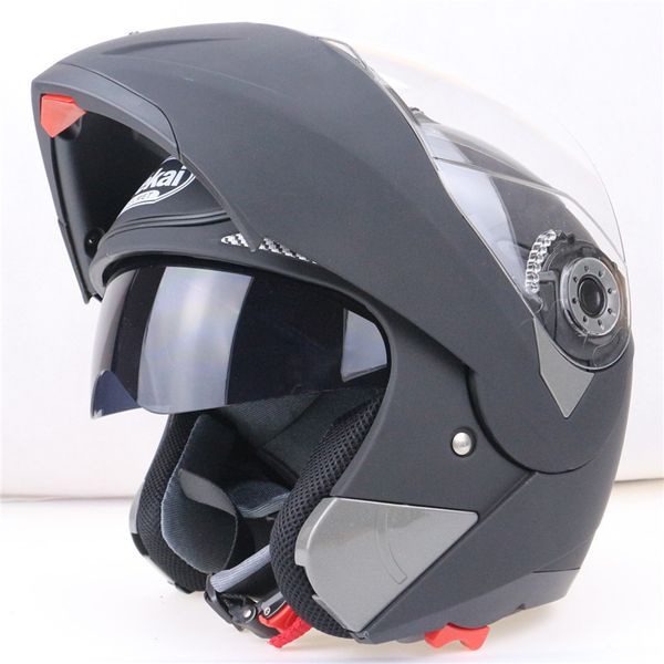 

wholesale- motorcycle helmet jiekai 105 motorbike helmet double lens helmet